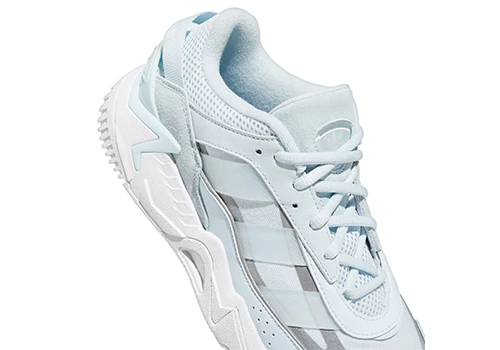 adidas Originals Womens Niteball 2.0 Trainers Sky Tint Blu - 4