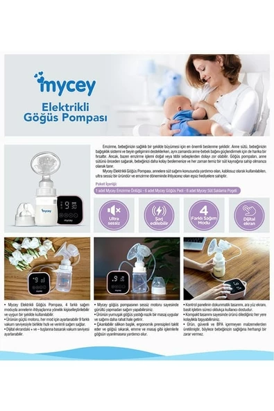 Mycey Elektrikli Göğüs Pompası - 3