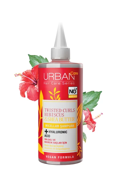 Hibiscus&shea Butter Kıvırcık Ve Dalgalı Saçlara Özel Miselar Şampuan-sülfatsız-340 ml - 3