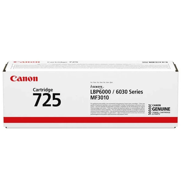 Canon CRG-725/3484B002 Orijinal Siyah Toner
