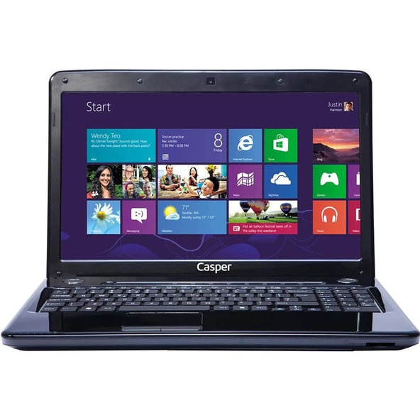CASPER LAPTOP NİRVANA NB.CNB B820 YENİ NESİL CELERON 15,6'' 8GB / 128GB SSD GARANTİLİ (YENİLENMİŞ 2. EL ÜRÜN)