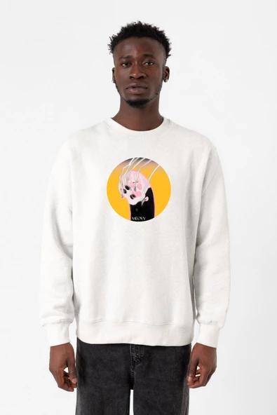 Meovv Meow Beyaz Erkek 2ip Sweatshirt ürün görseli