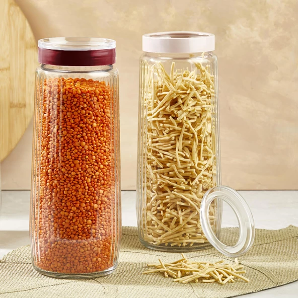 Selka Home - 1500 ML Rigel 3'lü Kavanoz - 5