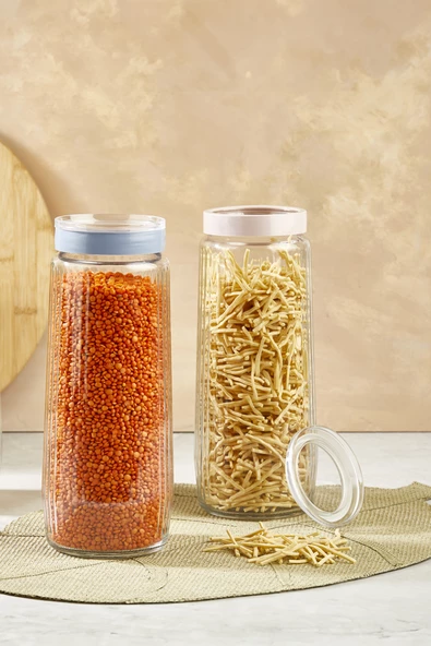 Selka Home - 1500 ML Rigel 3'lü Kavanoz - 2