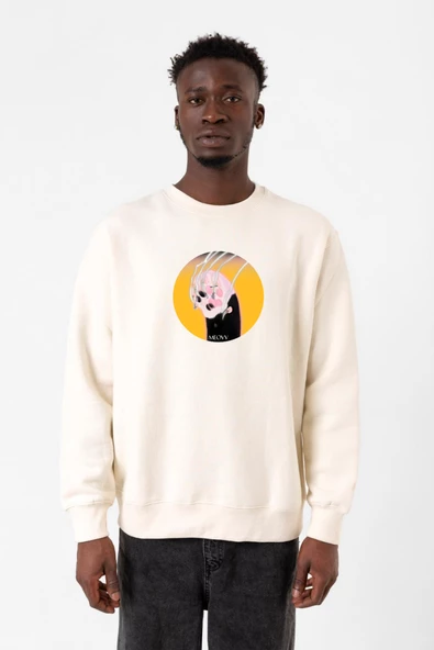 Meovv Meow Ekru Erkek 2ip Sweatshirt