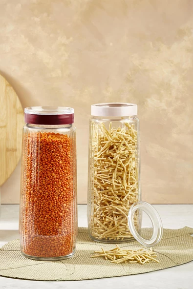 Selka Home - 1500 ML Rigel 3'lü Kavanoz - 8