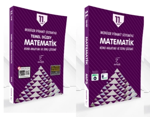 KARE KÖK YAYINLARI 11.SINIF MATEMATİK MPS TEMEL DÜZEY + MATEMATİK MPS