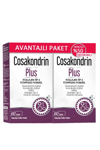 Cosakondrin Plus 60 Tablet - İkincisi %50 İndirimli