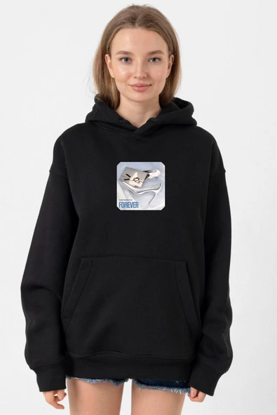 Babymonster Forever Siyah Kadın 3ip Kapşonlu ürün görseli