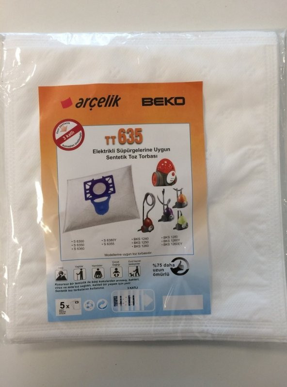 Beko BKS1240-BKS1250-BKS1260,BKS1280-BKS1260Y-BKS1260 BEZ TORBA - 3