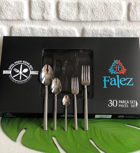 Falez Sadem 30 Parça 6 Kişilik Çatal Kaşık Seti - 2