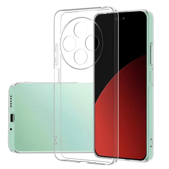 Smody Xiaomi Redmi 14C İle Uyumlu Kılıf Lüx Şeffaf Silikon