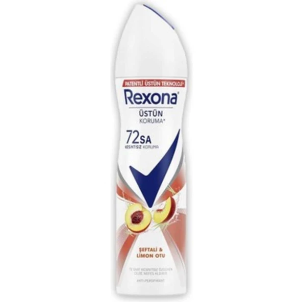 Rexona Deo Sprey Bayan Şeftali+Limon 150ml 72saat