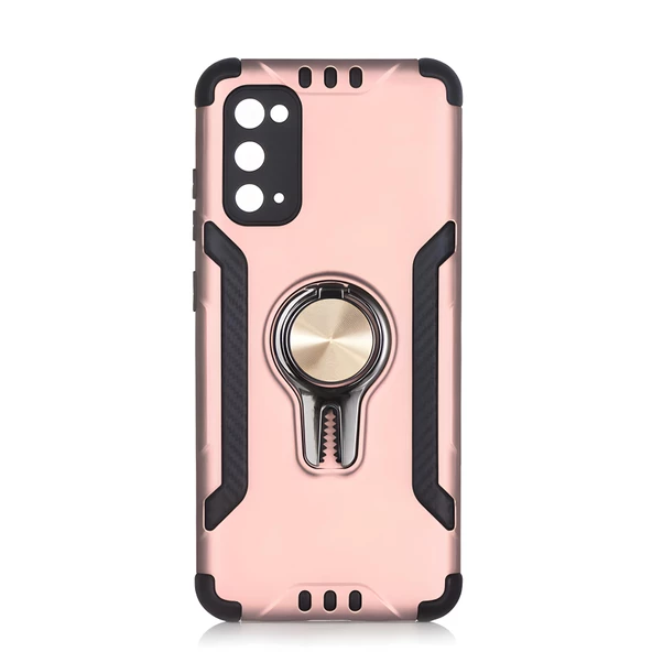 Galaxy S20 Kılıf Stand Olma Özellikli Araç Tutuculu Ko ko Kılıf - Resim 5