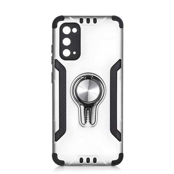 Galaxy S20 Kılıf Stand Olma Özellikli Araç Tutuculu Ko ko Kılıf - Resim 6