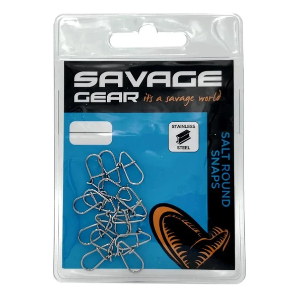 Savage Gear Salt Round 15 Adet Klips  XS