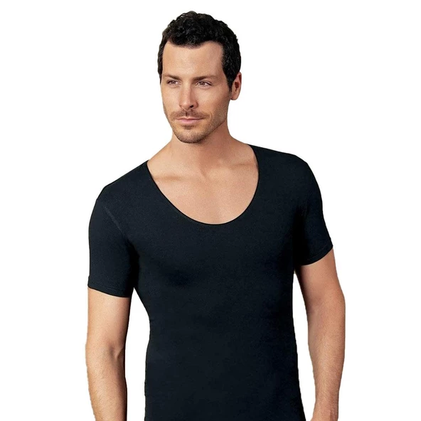 6 Adet Şahinler Erkek Likralı Bisiklet Yaka Fanila Atlet E085