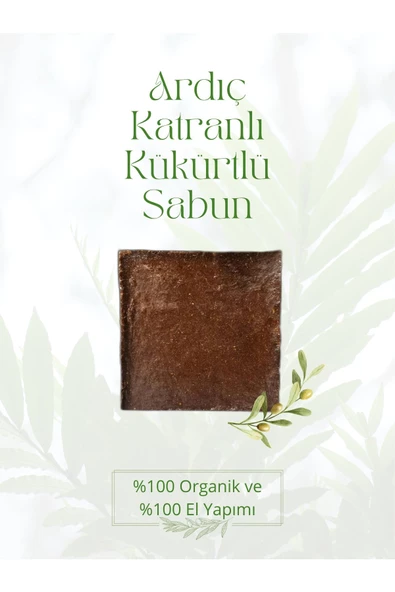 120 Gr Kilis Organik Ardıç Katranlı ve Kükürtlü Sabun