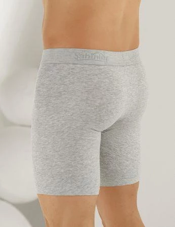 6 Adet Şahinler Erkek Likralı Uzun Short Boxer  E114 - 7