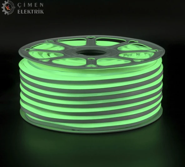 25 Metre NOAS YL42 0005 Dış Mekan 220V Neon Hortum Led Yeşil
