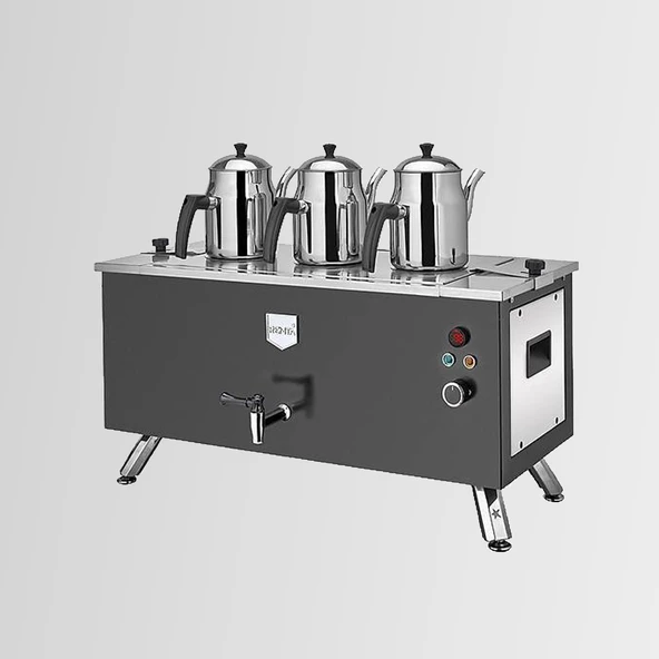Remta Çift Cidarlı 3 Demlikli Elektrikli Kahveci Çay Ocağı 31 lt - EP03(L)
