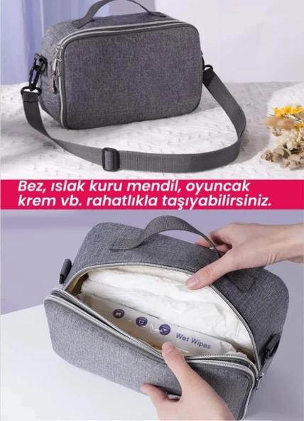 Bebek Organizer Çanta Arabası Çantası - 2