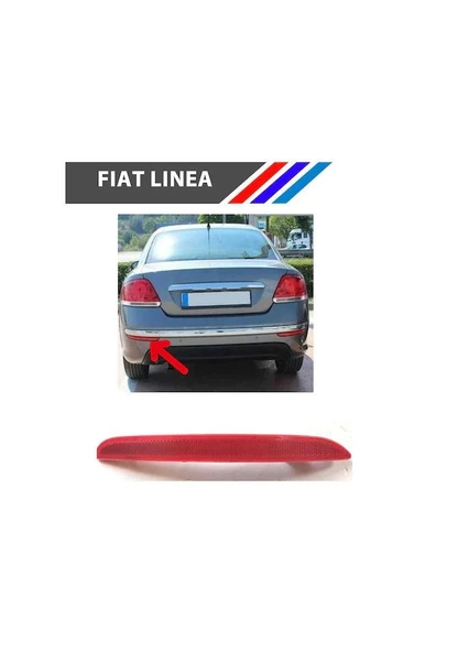 Fiat Linea Arka Tampon Reflektörü Sol Taraf 2007 - 2015 51914331 M3694B