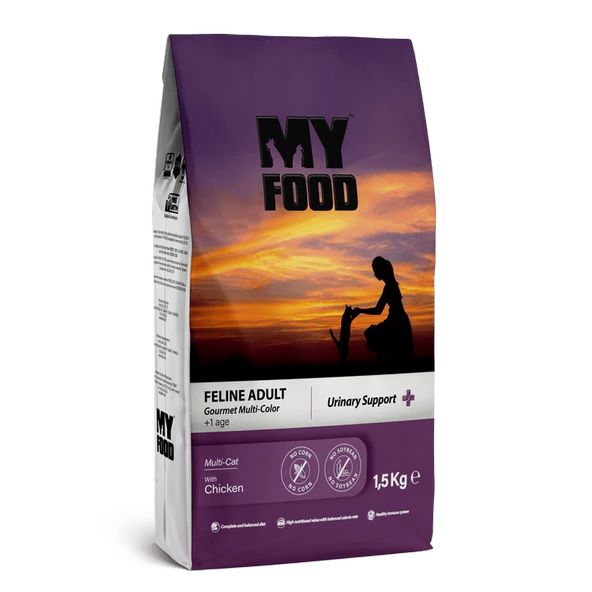 MY FOOD YETİŞKİN KEDİ MAMASI GURME 1,5 KG