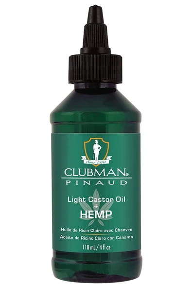 Clubman Pinaud Light Castor Oil + Hemp Saç Bakım Yağı 118ML