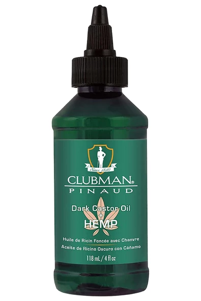 Clubman Pinaud Dark Castor Oil + Hemp Saç Bakım Yağı 118ML