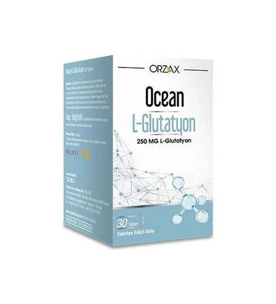 Ocean L-Glutatyon 250 mg 30 Tablet ürün görseli 1