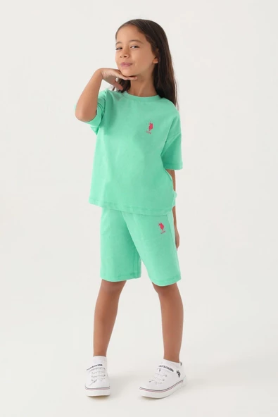 U.S. POLO ASSN. KIZ GARSON BERMUDA TAKIM US1822-G - 3