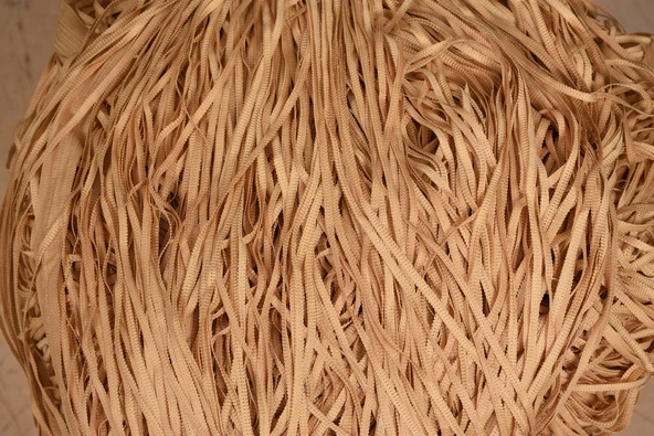 DÜZ İP GOLD RENK EN 100 CM BOY 280 CM HAZIR DÜĞMELERİ DİKİLMİŞ İP PERDE - Resim 9