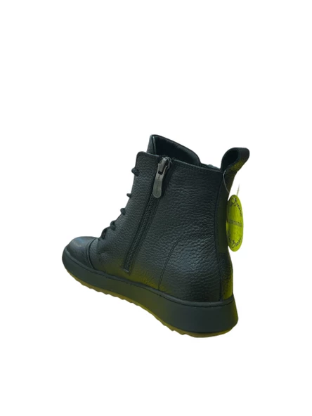 Mammamia D24KB-1850-LX Kadın Casual Deri Bot (Kış 24) - 4