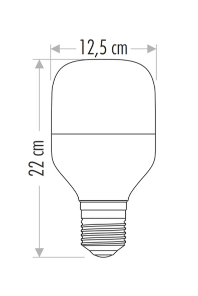 CATA 55w E-27 Torch Led Ampul Bulb 6500K Beyaz Işık 220v IP20 - 3