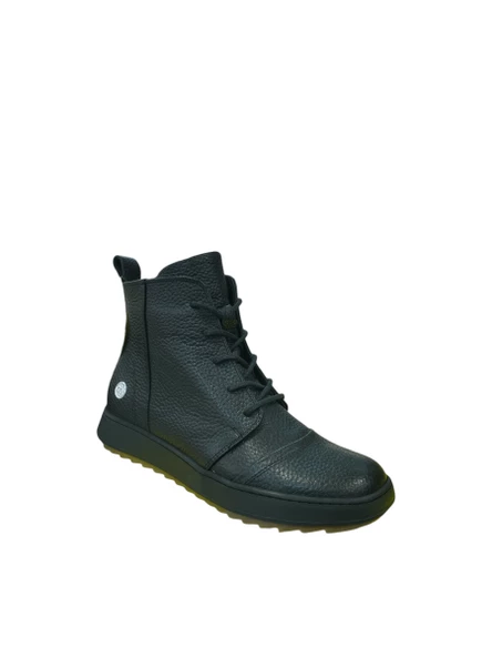 Mammamia D24KB-1850-LX Kadın Casual Deri Bot (Kış 24) - 3