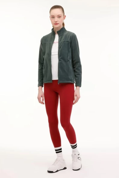 Lumberjack WB POLAR 7SN158 4PR Yeşil Kadın Polar 101893270 - Resim 3