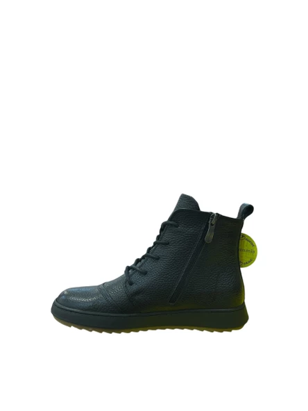 Mammamia D24KB-1850-LX Kadın Casual Deri Bot (Kış 24) - 2