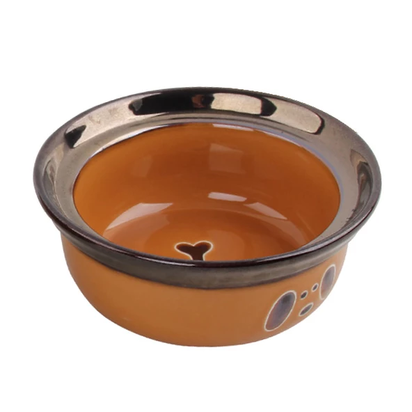 Pawise Seramik Mama Kabı Turuncu 1100 Ml ürün görseli