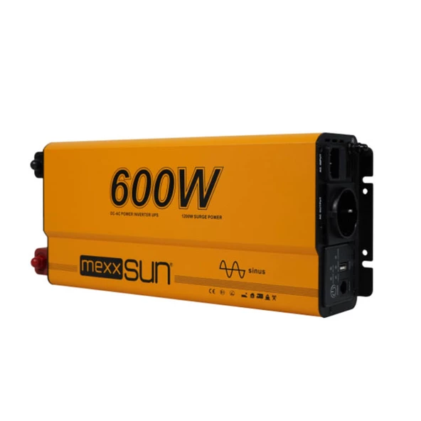 Mexxsun Tam Sinüs UPS (Remote Ekran) 12V 600W - 3