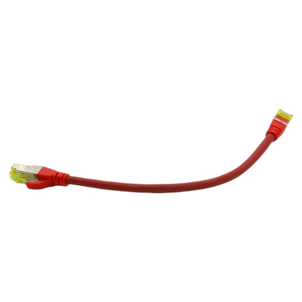 DIGITUS CAT6A S-FTP PATCH CORD 0,25 MT RED (10'LU PAKET) - 4