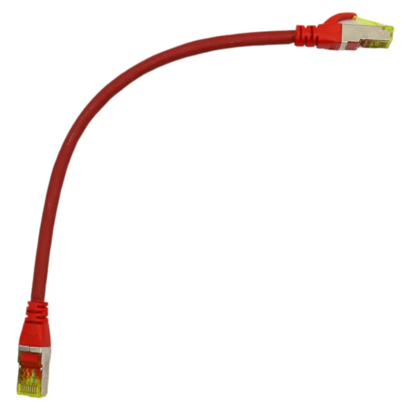DIGITUS CAT6A S-FTP PATCH CORD 0,25 MT RED (10'LU PAKET) - 2