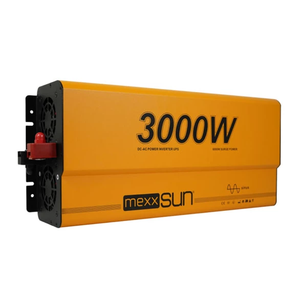Mexxsun Tam Sinüs UPS (Remote Ekran) 12V 3000W - 2