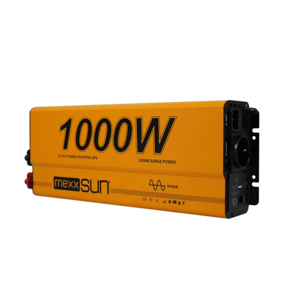 Mexxsun Tam Sinüs UPS (Remote Ekran) 12V 1000W - 3