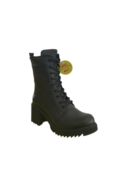 Mammamia D24KB-1960-LX Kadın Casual Deri Bot (Kış 24) - 3