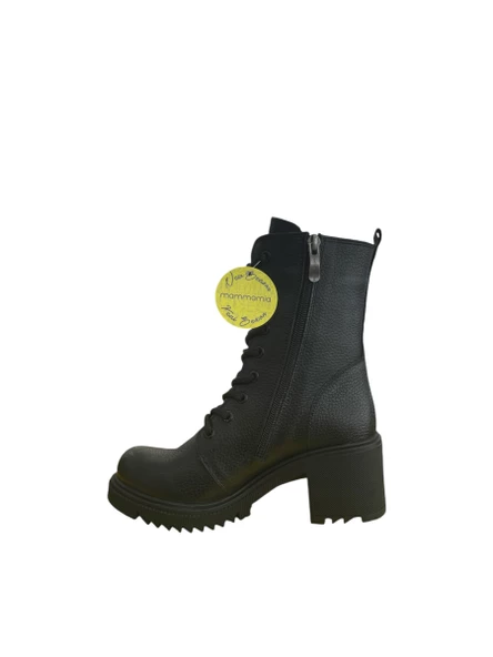 Mammamia D24KB-1960-LX Kadın Casual Deri Bot (Kış 24) - 2