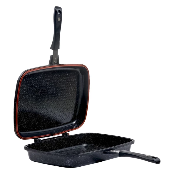 ThermoAD | Balık Tava | SKY CAST Serisi | Ayrılabilir 2 Parça | 36 cm | Siyah - 2