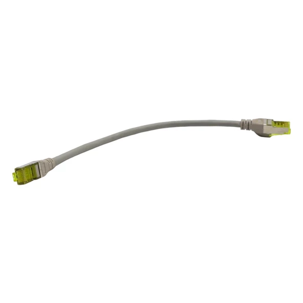 DIGITUS CAT6A S-FTP PATCH CORD 0,25 MT GREY (10'LU PAKET)