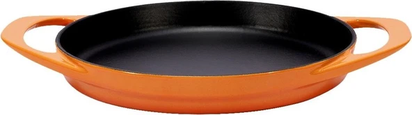 Pot Art Peach Turuncu Döküm Sahan Tava 22 cm - 1