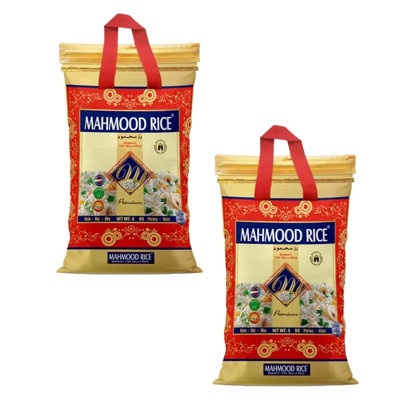 Mahmood Rıce 1121 Basmati Pirinç 4 kg x 2 Adet